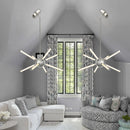 Modern aluminium pendant light for bar and kitchen