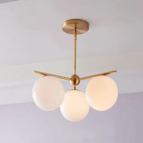 Modern nordic LED chandelier for kitchen and restaurant - vue 2 sur 8
