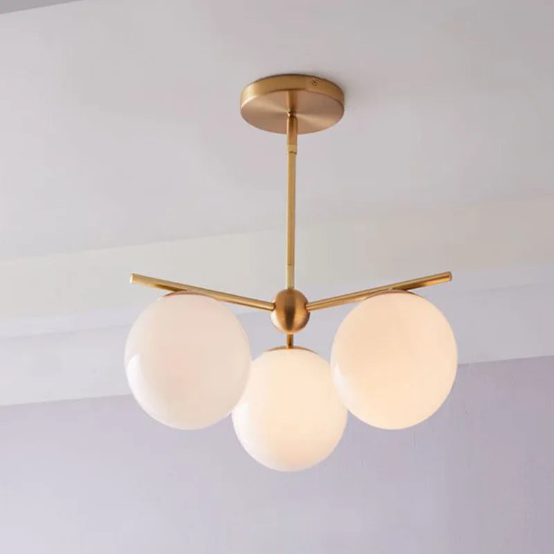 Modern nordic LED chandelier for kitchen and restaurant