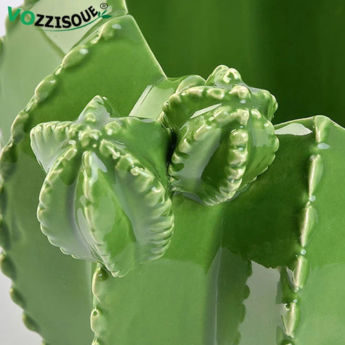 Creative ceramic pots for decorative cacti and bonsai - vue 4 sur 9