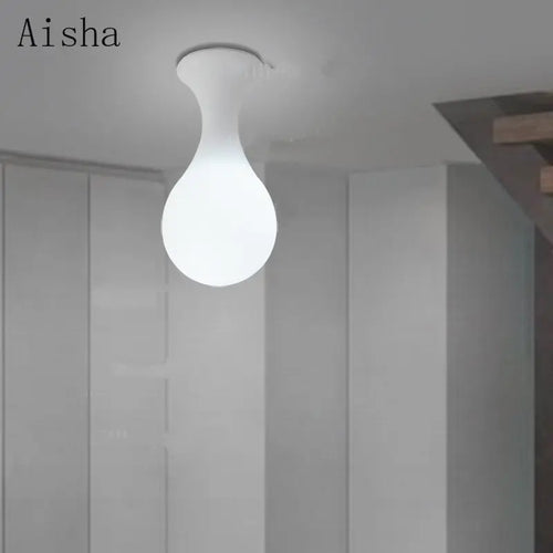 Modern raindrop design creative ceiling light - vue 5 sur 7