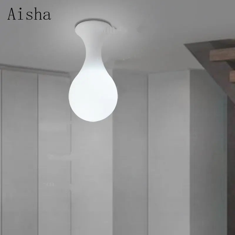 Modern raindrop design creative ceiling light - vue 4 sur 7