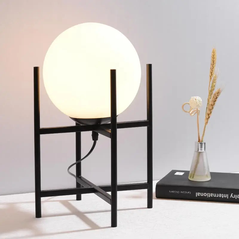 Nordic glass table lamp for modern decor