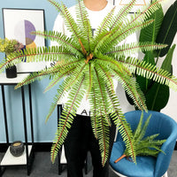 Large artificial fern palm for tropical outdoor decor