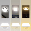 Modern square LED ceiling light for stylish interiors