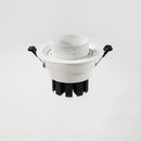 Recessed LED spotlights with adjustable beam for indoor lighting