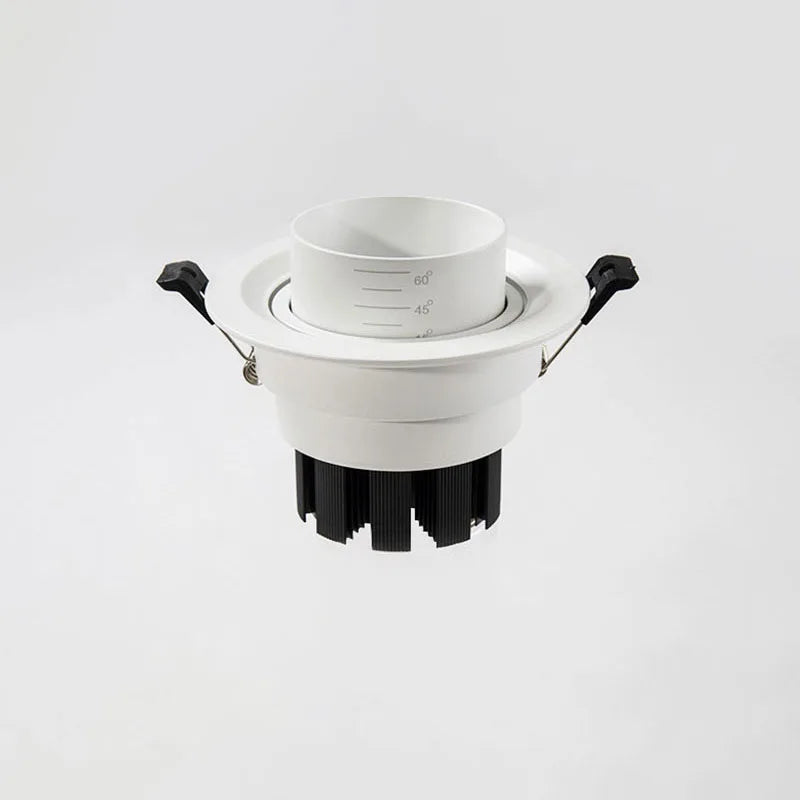 Recessed LED spotlights with adjustable beam for indoor lighting - vue 7 sur 8