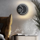 Modern nordic minimalist post-solar eclipse wall light