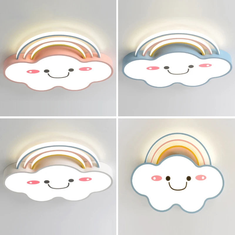 Nordic children's chandelier with LED lights - vue 6 sur 12