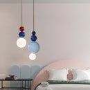 Modern minimalist resin gourd pendant light