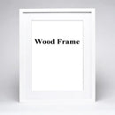 Wooden frame for painting and photo with mount