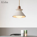 Nordic cement pendant light for creative spaces