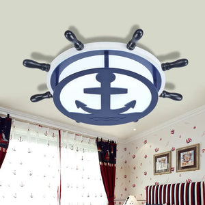 Mediterranean table lamp for children's room, decorative