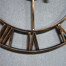 modern design metal wall clock 3D style