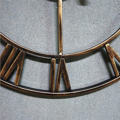 modern design metal wall clock 3D style - vue 5 sur 10
