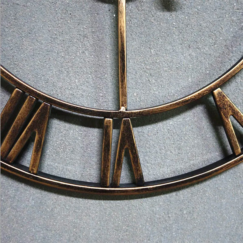 modern design metal wall clock 3D style - vue 5 sur 10