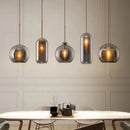 Modern glass pendant light for elegant interior decor