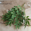 Eucalyptus tree branch with round leaves retro artificial foliage decoration