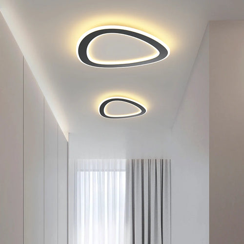 Minimalist nordic LED ceiling light for indoor lighting - vue 5 sur 15