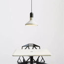 Industrial concrete pendant light for café and restaurant