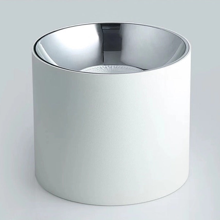 Modern cylindrical metal LED spotlight Chester - vue 5 sur 6