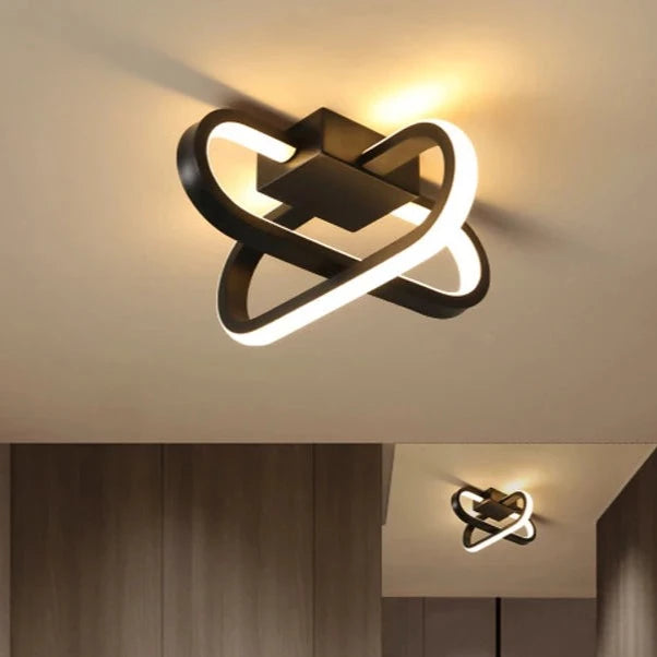 Modern warm/cool LED pendant light for decorative lighting