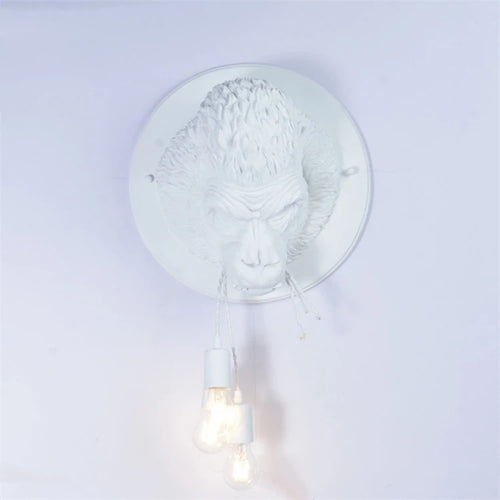 Nordic decorative wall light with quirky gorilla designs - vue 7 sur 7
