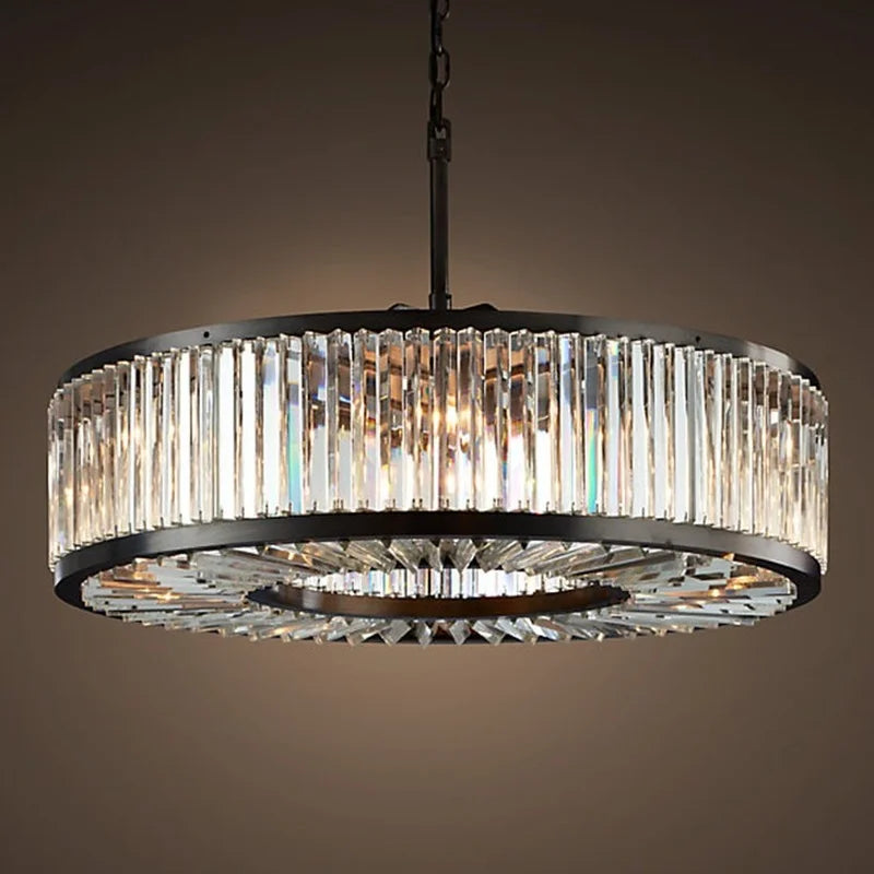 Modern vintage crystal chandelier pendant light for home, hotel or villa