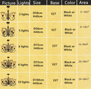 Vintage wrought iron chandelier european retro style lighting