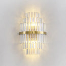 Modern European style crystal wall light for decorative interiors