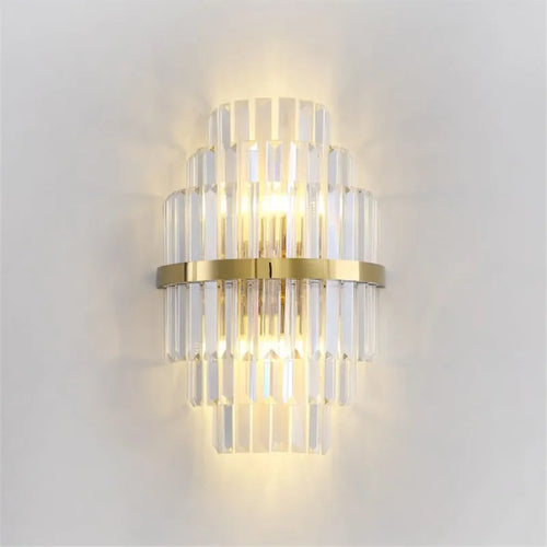 Modern European style crystal wall light for decorative interiors - vue 4 sur 6