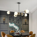 Modern glass ball chandelier for decorative indoor lighting