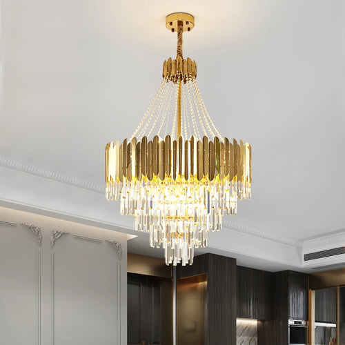 Modern crystal pendant light for elegant contemporary spaces