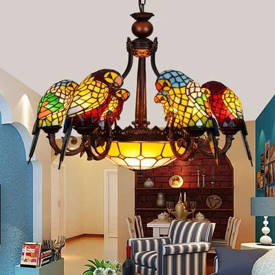 Tiffany LED wall light for unique interior decoration