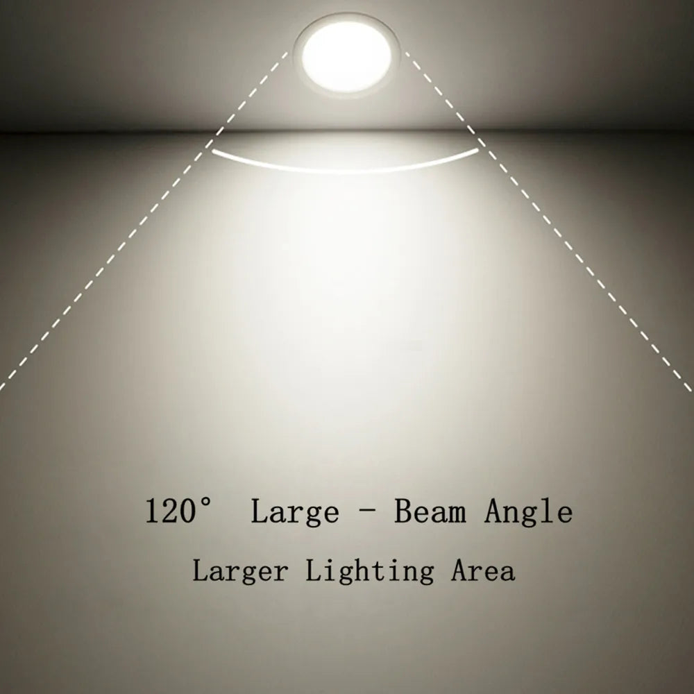 Waterproof square recessed LED spot for various uses - vue 6 sur 6