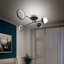 Modern decorative ceiling light for interiors and LED lighting