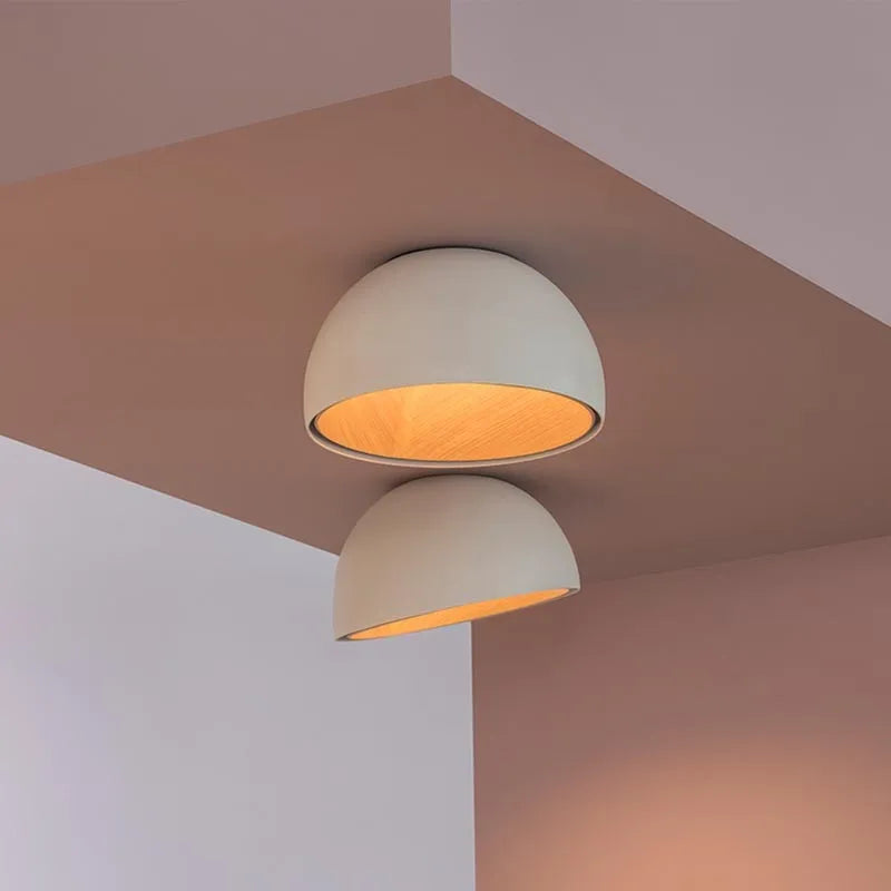 Modern simple wood LED chandelier for indoor spaces, white or black
