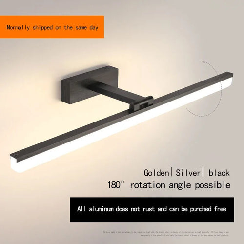 Moisture-resistant vanity mirror wall light - vue 5 sur 8