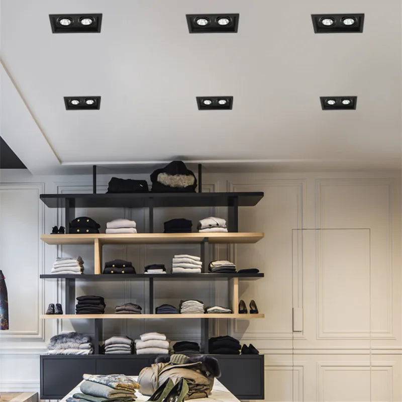 Dimmable LED recessed downlight for indoor lighting - vue 5 sur 5
