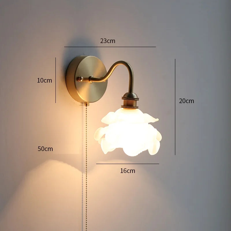 Modern nordic copper LED wall light - vue 21 sur 23