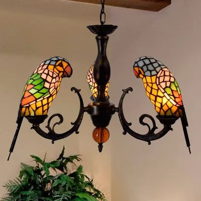 Tiffany LED wall light for unique interior decoration - vue 9 sur 20