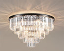Modern crystal ceiling light for elegant interior décor