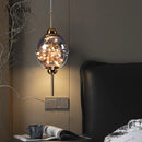 Creative modern glass pendant light for bars and shops