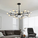 Nordic molecular chandelier for elegant interiors