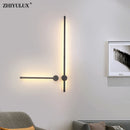 Simple wall light with plug modern LED for living room, study, bedroom, corridor, kitchen, bedside and hallway indoor lighting
