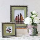 Retro solid wood photo frame for family décor