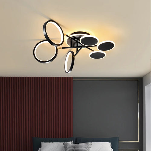 Creative LED chandelier for modern interior decor - vue 6 sur 15