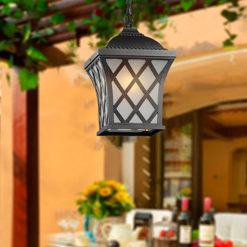 European outdoor waterproof chandelier - vue 7 sur 8