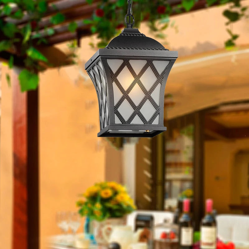 European outdoor waterproof chandelier - vue 7 sur 8