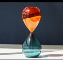 decorative glass hourglass for office and crafts